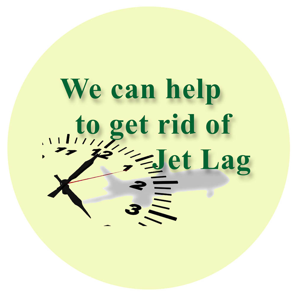 Get rid of Jet Lag